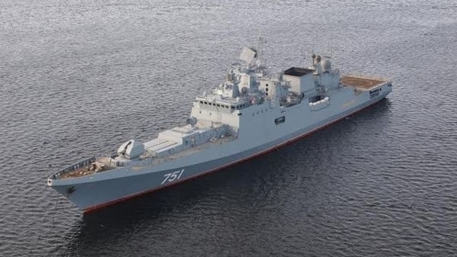 Построенный в Калининграде фрегат 