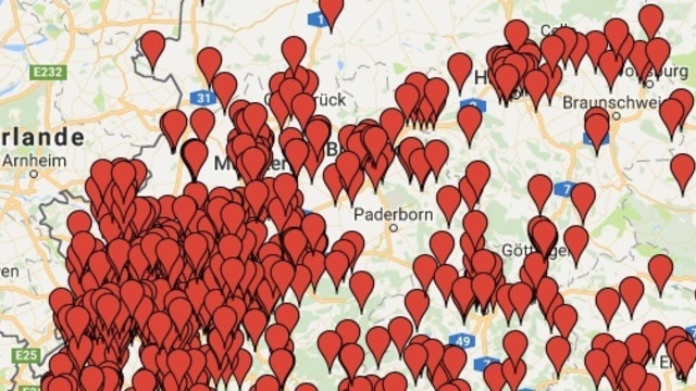 В Германии создали интерактивную карту совершённых мигрантами преступлений 