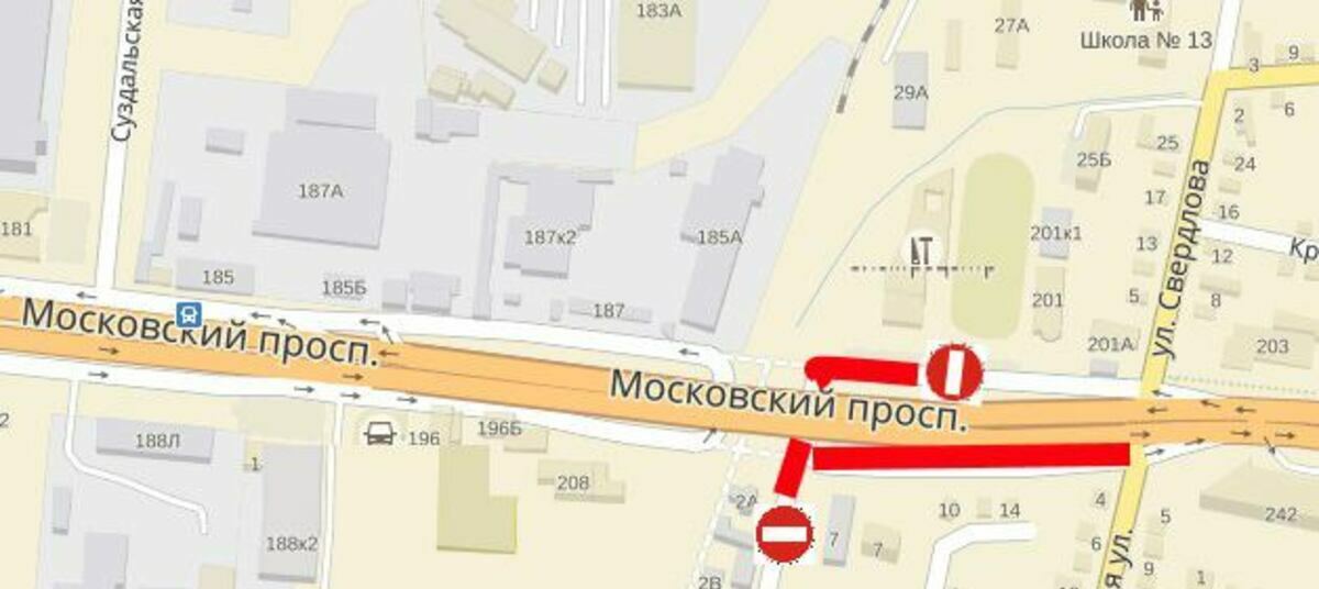 Московский проспект калининград карта