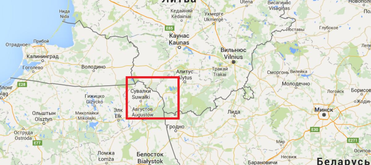 Карта калининграда польши и литвы