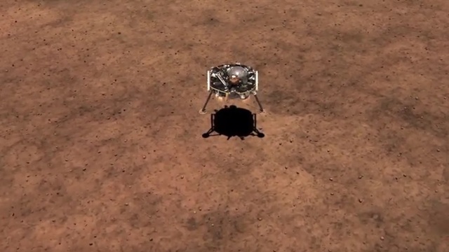 NASA показало видео приземления на Марс