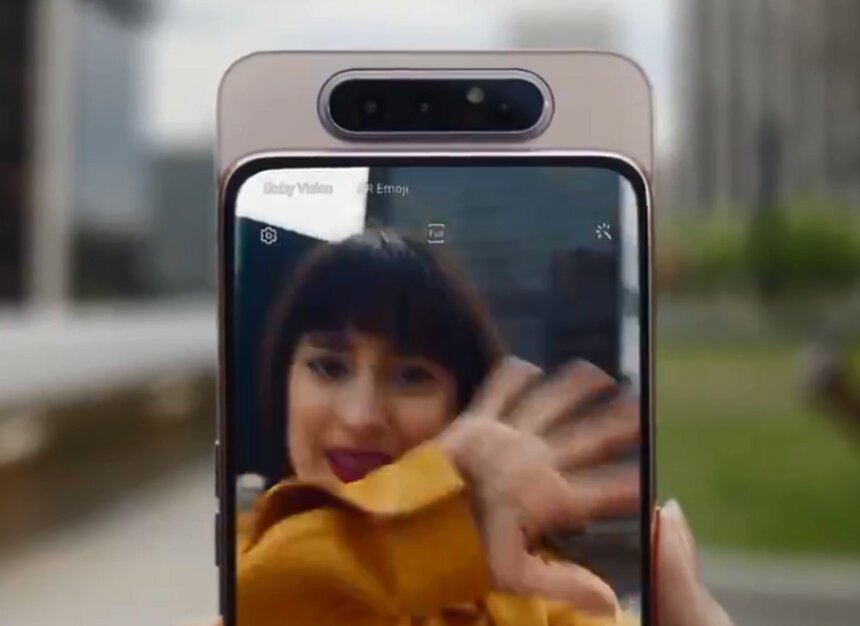 Samsung выпустила смартфон Galaxy А80 с поворотной камерой - Новости Калининграда | Фото: Samsung Mobile / Twitter.com