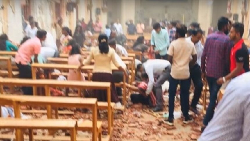 На Шри-Ланке в день католической Пасхи прогремели ещё два взрыва - Новости Калининграда | Изображение: кадр из эфира телеканала  Al Jazeera English / YouTube