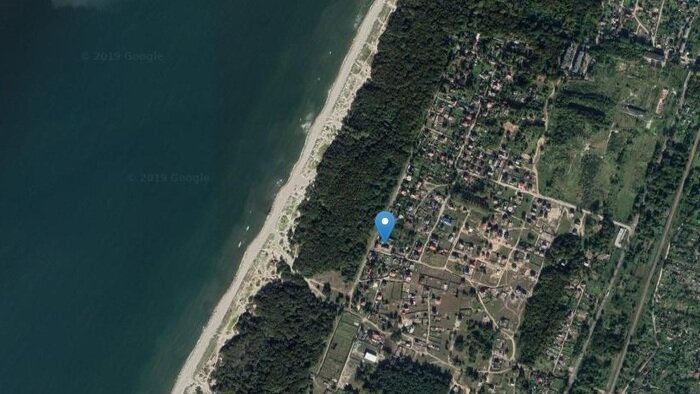 Место, где будет располагаться гостиница в Балтийске | Скриншот сервиса Google Maps