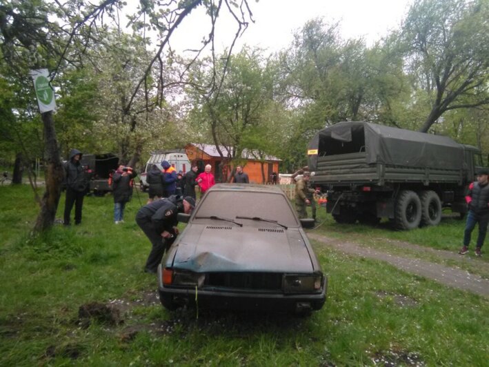 В Калининграде из озера Шенфлиз достали угнанный Audi (фото, видео) - Новости Калининграда | Фото: Кирилл Порошин / &quot;Янтарные моржи&quot;