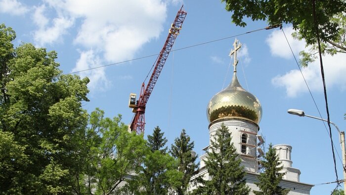 Второй после собора на площади: на проспекте Мира строят храм Кирилла и Мефодия - Новости Калининграда