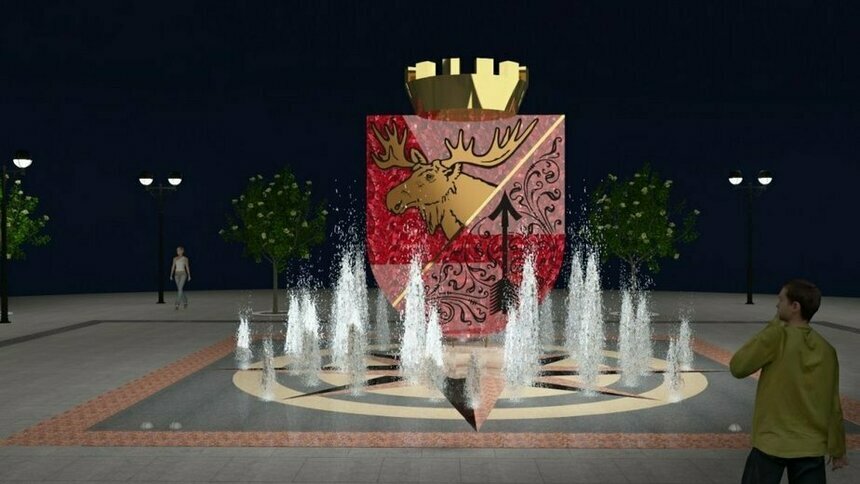 УФАС потребовало отменить закупку на строительство фонтана с гербом в центре Гусева   - Новости Калининграда | Фото: администрация Гусевского ГО