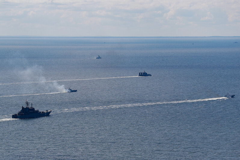 Корабли Балтийского флота вышли на учения "Океанский щит" (фото) - Новости Калининграда