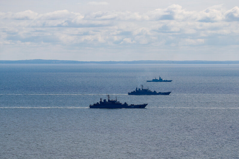 Корабли Балтийского флота вышли на учения "Океанский щит" (фото) - Новости Калининграда