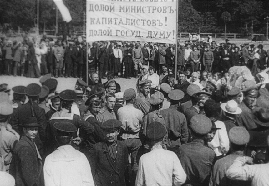 В Калининграде покажут считавшийся утраченным фильм &quot;Годовщина революции&quot;, снятый 100 лет назад - Новости Калининграда | Фото: Кадр из фильма / &quot;КиноПоиск&quot;