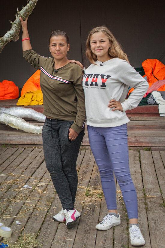 На фото: Дана Шумель и её дочь-подросток Ольга | Фото предоставлено организаторами реалити-шоу