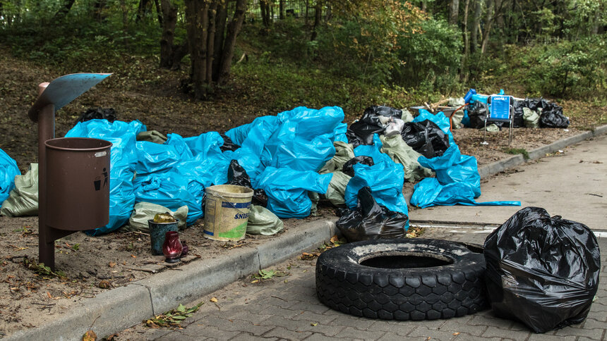 На берегу в Зеленоградске собрали 103 мешка мусора общим весом почти 900 кг - Новости Калининграда | Фото предоставлено организаторами акции
