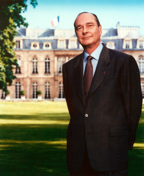Официальный портрет Жака Ширака | Фото: с официального сайта президента Франции