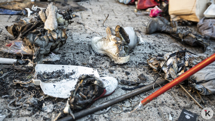 Люди были в пламени, огнетушители не помогли: как горел рынок &quot;Сельма&quot; (фоторепортаж) - Новости Калининграда | Фото: Александр Подгорчук