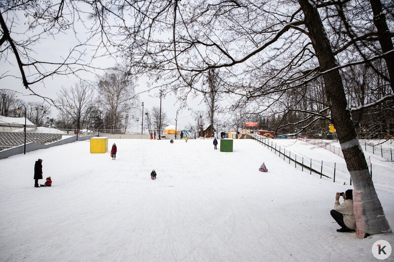 В Центральном парке впервые за пять лет открыли горку (фоторепортаж) - Новости Калининграда | Александр Подгорчук / &quot;Клопс&quot;
