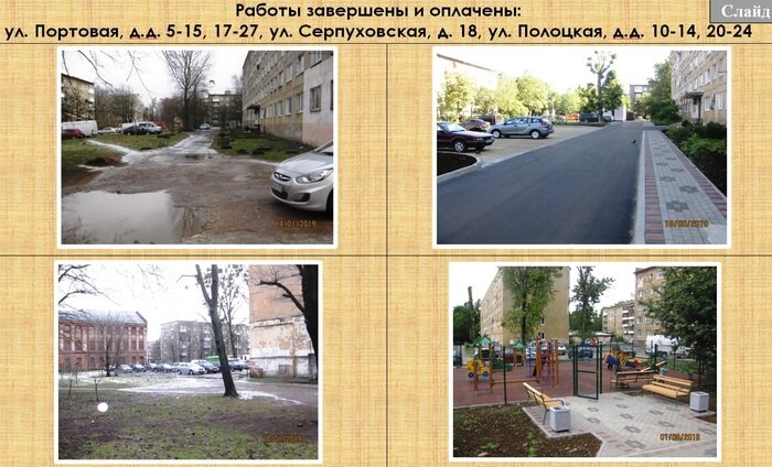 Какие дворы отремонтировали в Калининграде к концу октября (список, фото)  - Новости Калининграда | Фото: пресс-служба администрации города