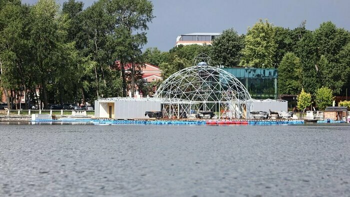 Строящийся спа-центр на Верхнем озере | Фото: архив &quot;Клопс&quot;