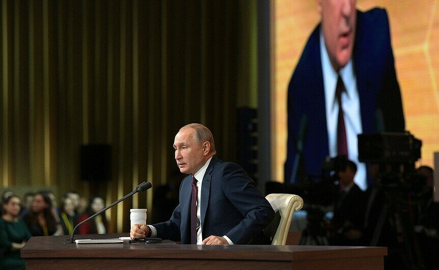 Большая пресс-конференция Путина стала третьей по продолжительности за 15 лет (фото) - Новости Калининграда | Фото: kremlin