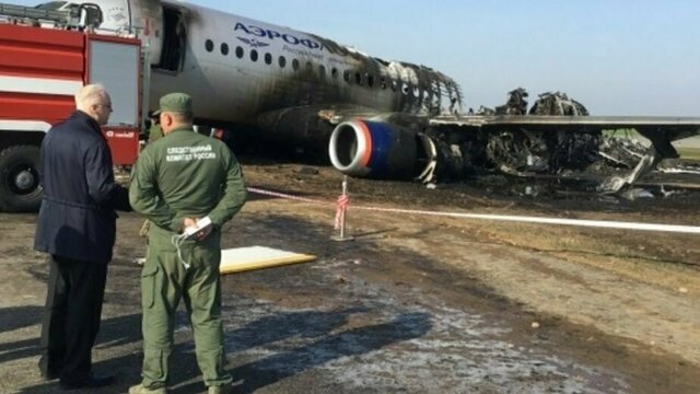 СКР назвал причину катастрофы Superjet 100 в Шереметьево  