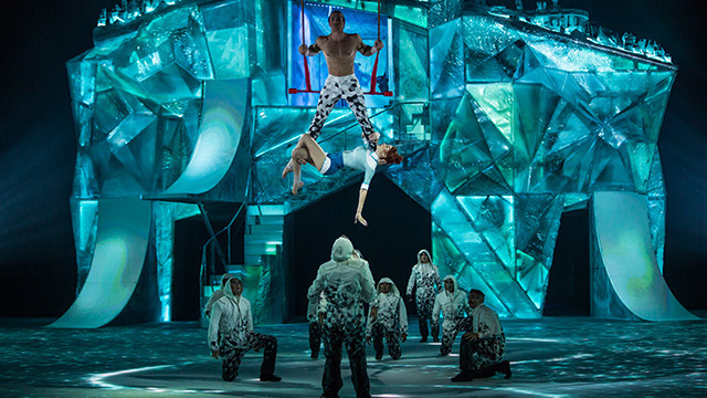 "Цирк дю Солей" в прямой трансляции впервые покажет шоу на льду