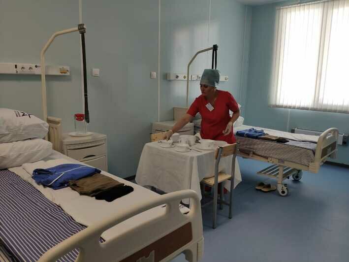 В Калининграде открыли новый модульный инфекционный центр (фото) - Новости Калининграда | Фото: пресс-служба Балтфлота