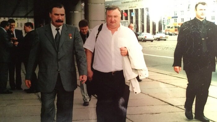 На фото: Андрей Шуляк (справа). Конец 1990-х | Фото: личный архив