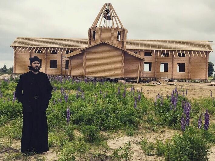Под Славском строится мужской скит рядом с женским монастырём - Новости Калининграда | Фото: пресс-служба монастыря