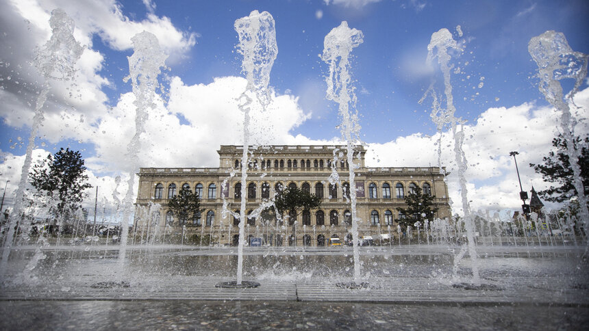 Власти Калининграда готовы запустить музыкальный фонтан в Биржевом сквере - Новости Калининграда | Архив &quot;Клопс&quot;