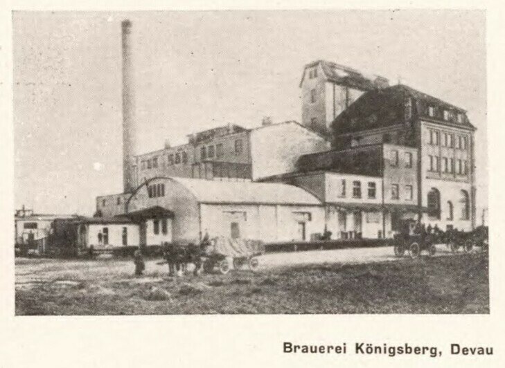 Здание пивоварни Остмарк до 1945 года | Фото: Bildarchiv