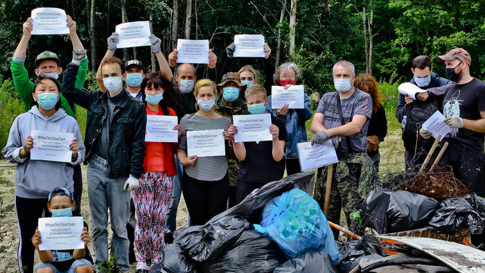 Результаты одного из субботников | Фото: группа &quot;Спасти Суздальский лес&quot; &quot;ВКонтакте&quot;