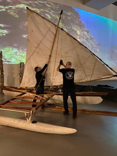 В Музей Мирового океана передали лодку из атолла Тарава в Тихом океане (фото) - Новости Калининграда | Фото: пресс-служба Музея Мирового океана