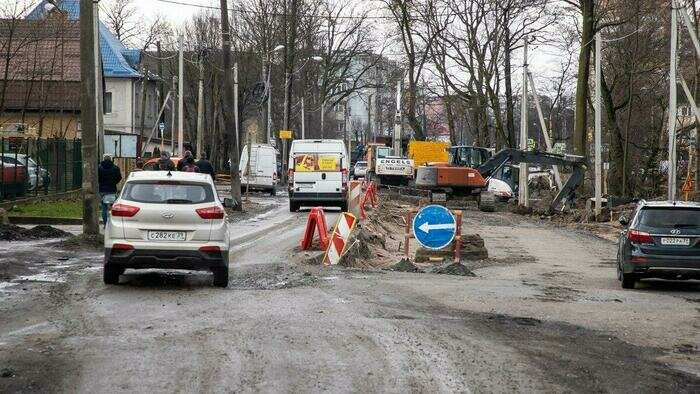 Как идёт ремонт на  ул. Гагарина и что здесь появится после реконструкции (фото) - Новости Калининграда | Фото: Александр Подгорчук / &quot;Клопс&quot;