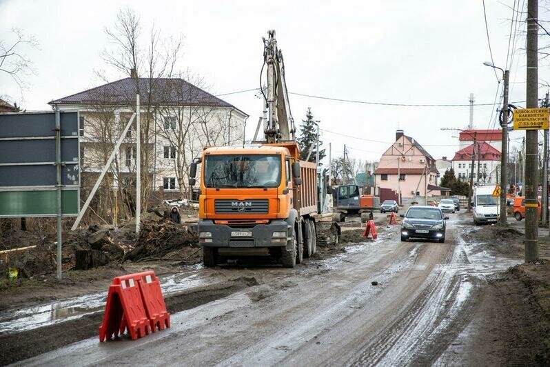 Как идёт ремонт на  ул. Гагарина и что здесь появится после реконструкции (фото) - Новости Калининграда | Фото: Александр Подгорчук / &quot;Клопс&quot;