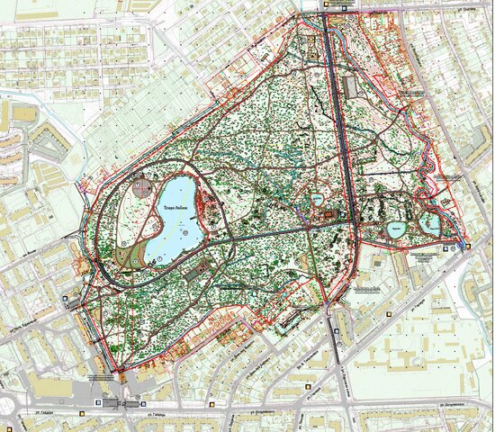 Власти Калининграда показали, как будет выглядеть обновлённый парк Макса Ашманна - Новости Калининграда | Схема: пресс-служба городской администрации