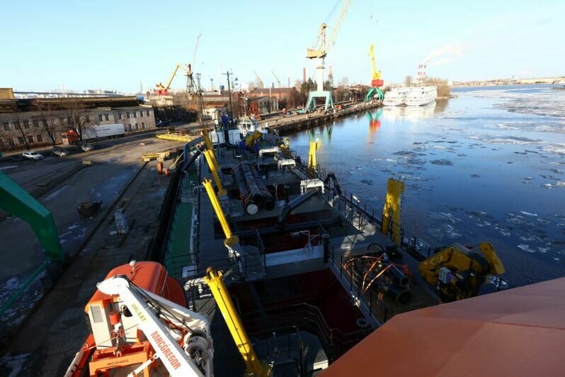 В Калининград прибыл новейший земснаряд для углубления морского канала - Новости Калининграда | ФотО: пресс-служба ФГУП &quot;Росморпорт&quot;