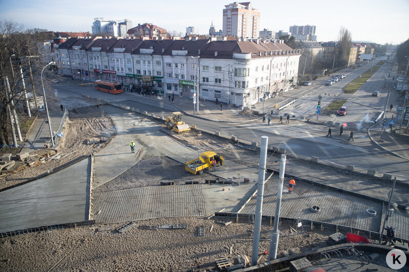 Как идёт ремонт Киевской за три месяца до открытия (фото) - Новости Калининграда | Фото: Александр Подгорчук