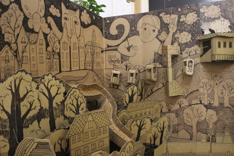Художница из Светлогорска создала картонный мир сказок, которые сочинила для пятилетнего сына (фото) - Новости Калининграда | Фото: Серафима Москаева