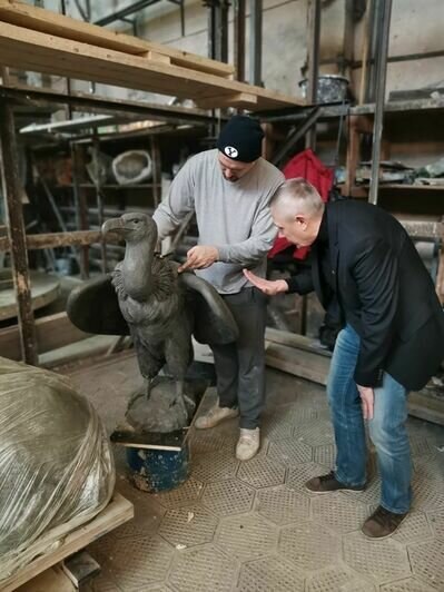 В Калининградском зоопарке начали демонтировать скульптуры у главного входа (фото) - Новости Калининграда | Фото: пресс-служба Калининградского зоопарка