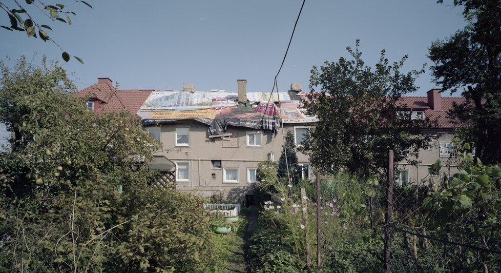 На фото: дома Пёстрого ряда&quot; в Черняховске | Фото: Икуру Куваджима