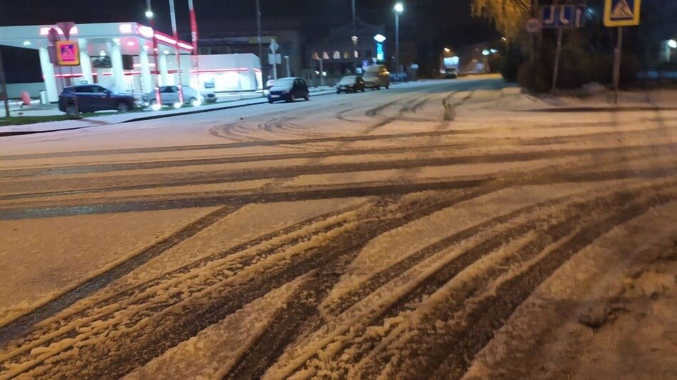 Первый снег в Калининградской области (фото) - Новости Калининграда | Фото: очевидец