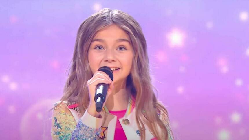 На фото: Валентина Тронель, Франция | Фото: Скриншот Junior Eurovision Song Contest / Youtube