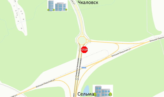 В правительстве объяснили, зачем на дороге между Сельмой и Чкаловском поставили знак &quot;Стоп&quot; - Новости Калининграда