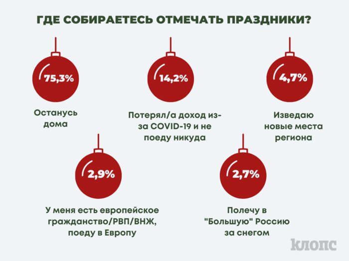 Как коронавирус сказался на праздновании Нового года в Калининградской области  - Новости Калининграда | Инфографика: Инга Фиронова