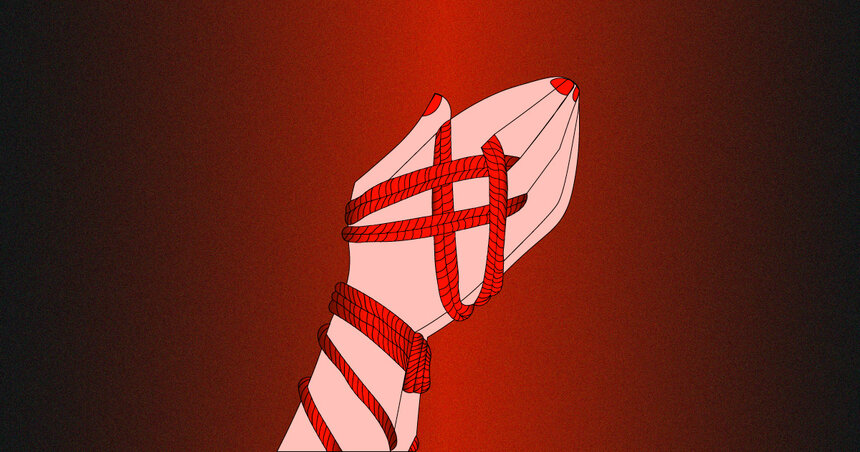БДСМ по-японски: зачем калининградцы связывают себя верёвками - Новости Калининграда | Иллюстрация: Евгения Будадина / «Клопс»