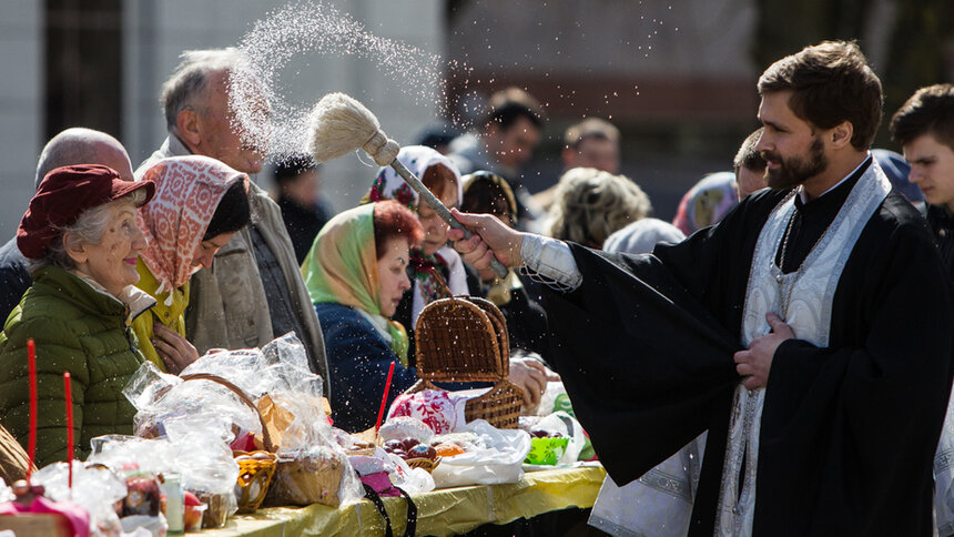 Православные отмечают главный христианский праздник — Пасху - Новости Калининграда | Архив «Клопс» 