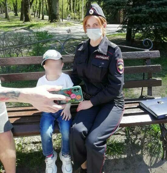 В парке Южном в Калининграде прохожие обнаружили мальчика без родителей - Новости Калининграда | Фото: пресс-служба регионального УМВД
