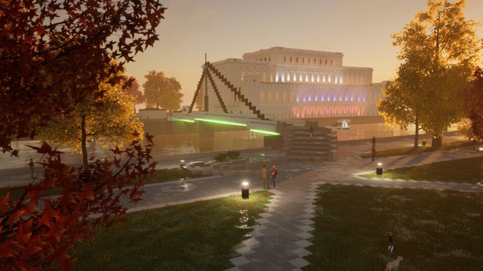 Швейцарец воссоздал здание калининградского музея изобразительных искусств в Minecraft  - Новости Калининграда | Изображение предоставлено героем публикации