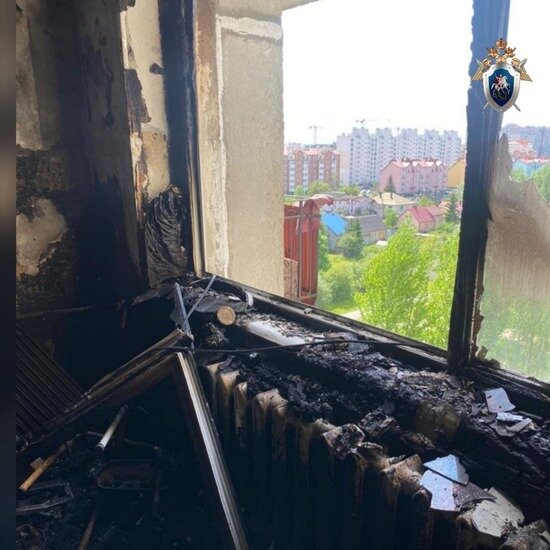 Квартира в которой погиб мальчик | Фото СУ СК России по Калининградской области