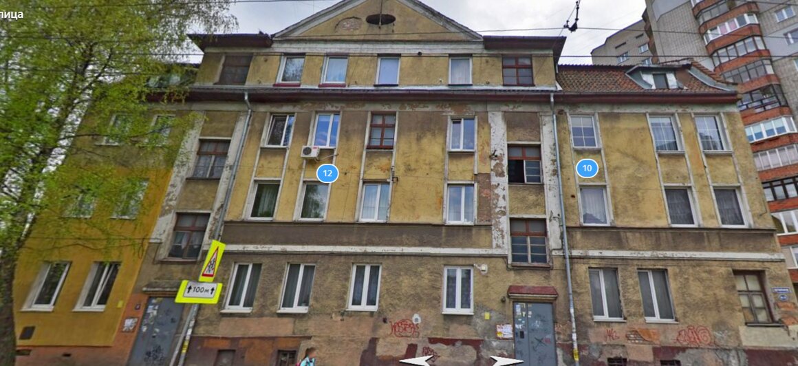 На фото дом по ул. Батальной | Скриншот «Яндекс Панорам»