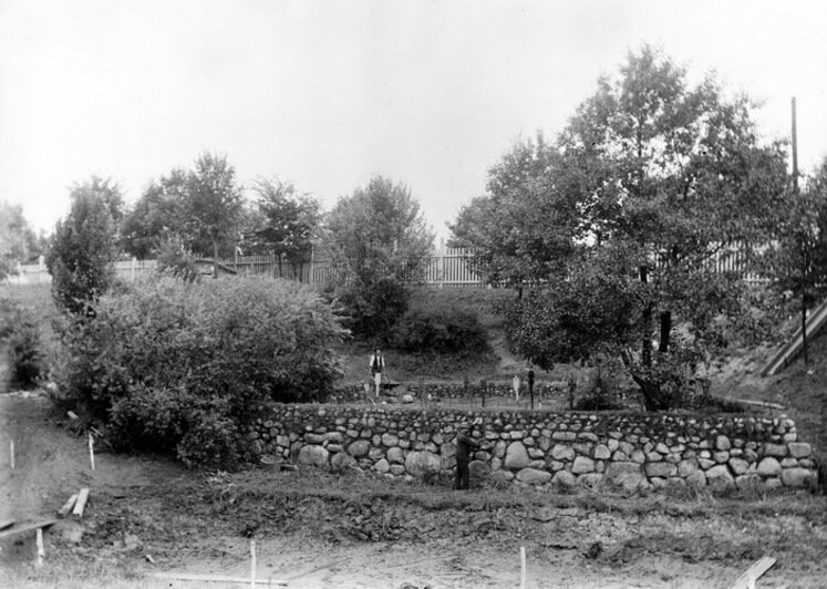 Литовское кладбище в Этнографическом музее | Фотография 1912 года